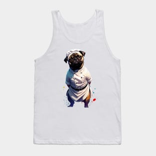 Sushi Master Pug: The Cutest Chef in Japan Tank Top